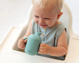 Детска Силиконова Чаша С Дръжки 120 Мл Sage 03783 1 Kiokids