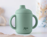 Детска Силиконова Чаша С Дръжки 120 Мл Sage 03783 1 Kiokids