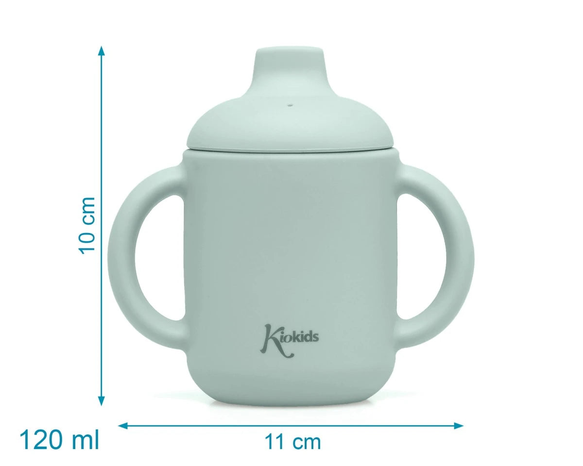 Детска Силиконова Чаша С Дръжки 120 Мл Sage 06656 5 Kiokids