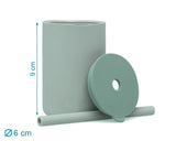 Kiokids 03804 3 menta színű, 180 ml-es, szívószálas szilikon pohár gyermekeknek, 2 db