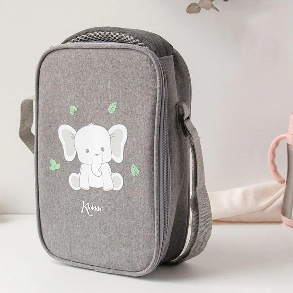 Хладилна Чанта 24х15х7 См Elephant Grey 2.5l Kiokids