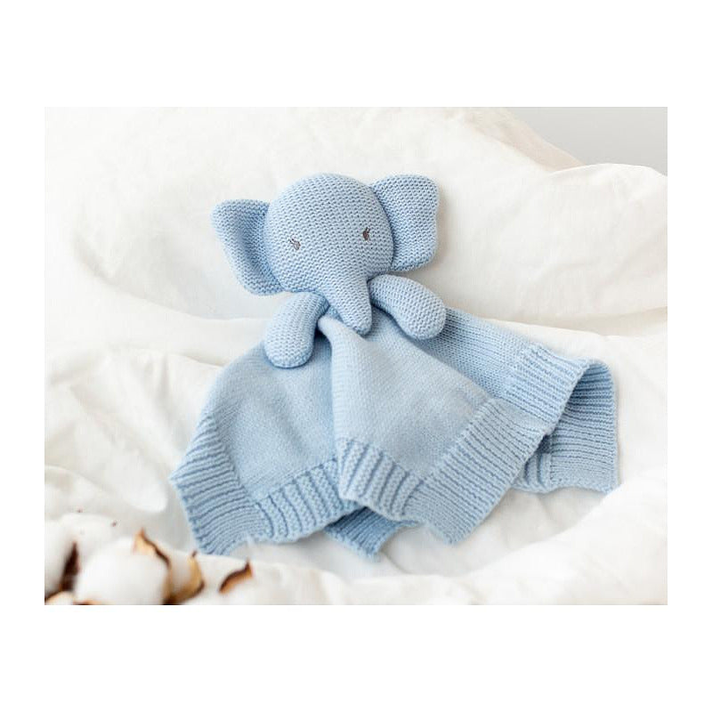 Играчка За Гушкане Doudou Слон 25 См Cotton Blue 3432 8 Kiokids
