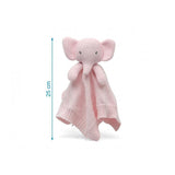 Играчка За Гушкане Doudou Слон 25 См Cotton Pink 3431 1 Kiokids