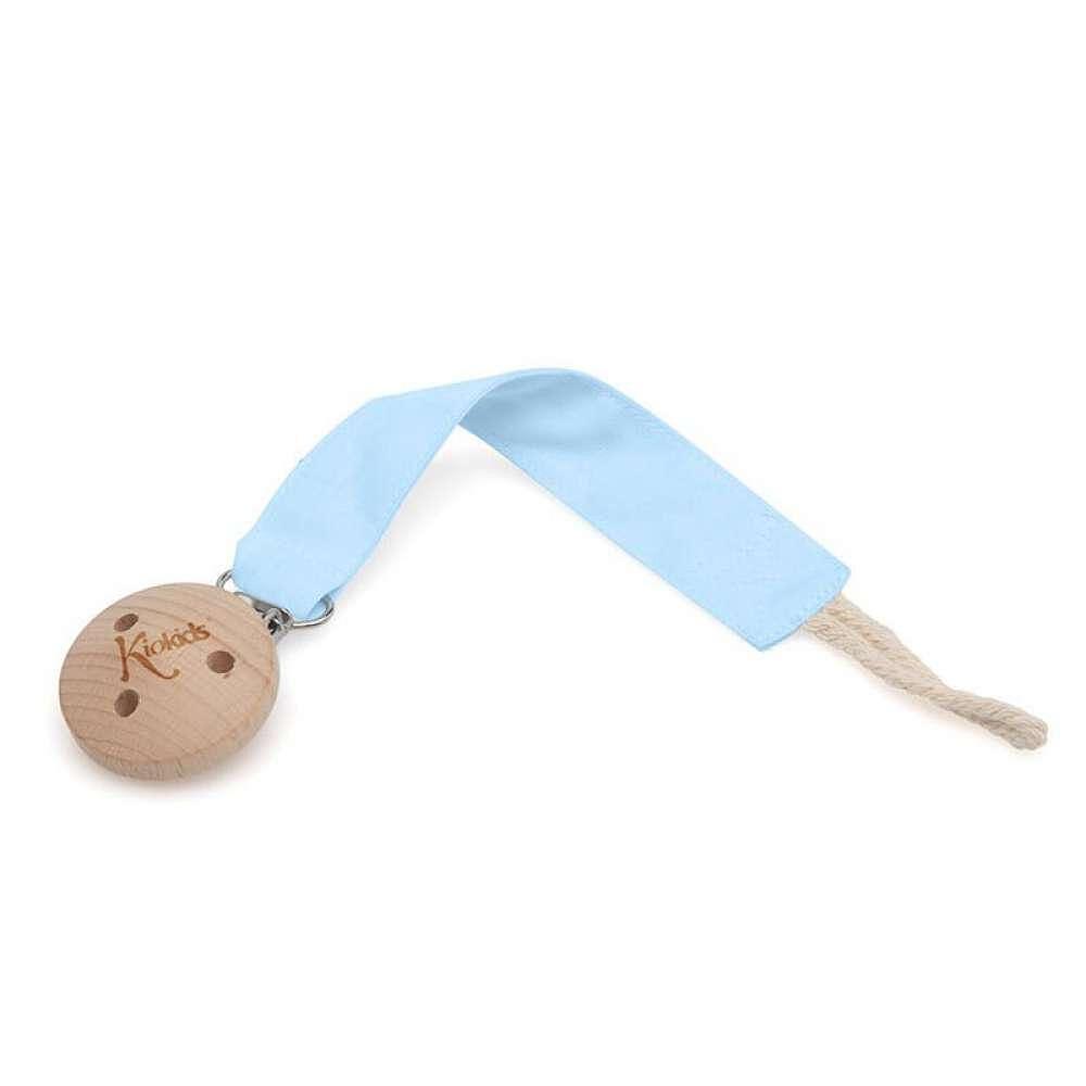 Клипс За Залъгалка Wood Blue 3663 6 Kiokids