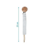 Клипс За Залъгалка Wood Grey 3686 5 Kiokids
