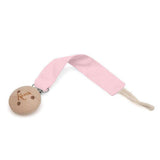 Клипс За Залъгалка Wood Pink 3661 2 Kiokids