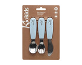 Комплект Бебешки Прибори За Хранене Blue 05716 7 Kiokids