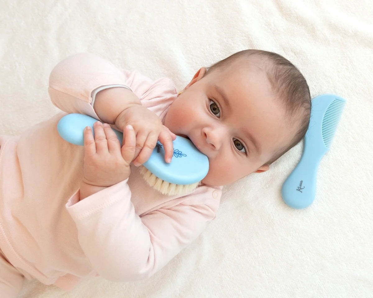 Комплект Четка И Гребен Blue 05155 4 Kiokids