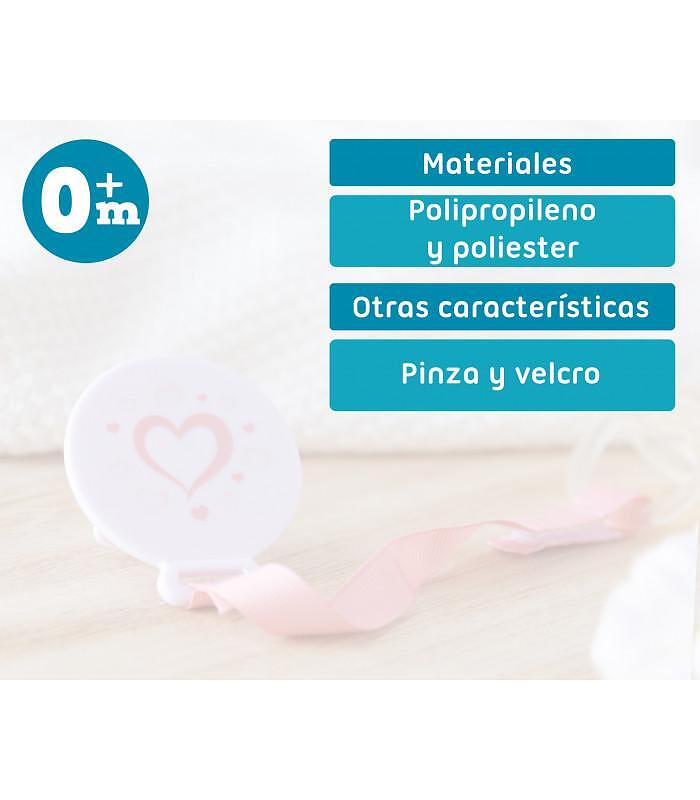Лента За Залъгалка Hearts Розова 3026 Kiokids