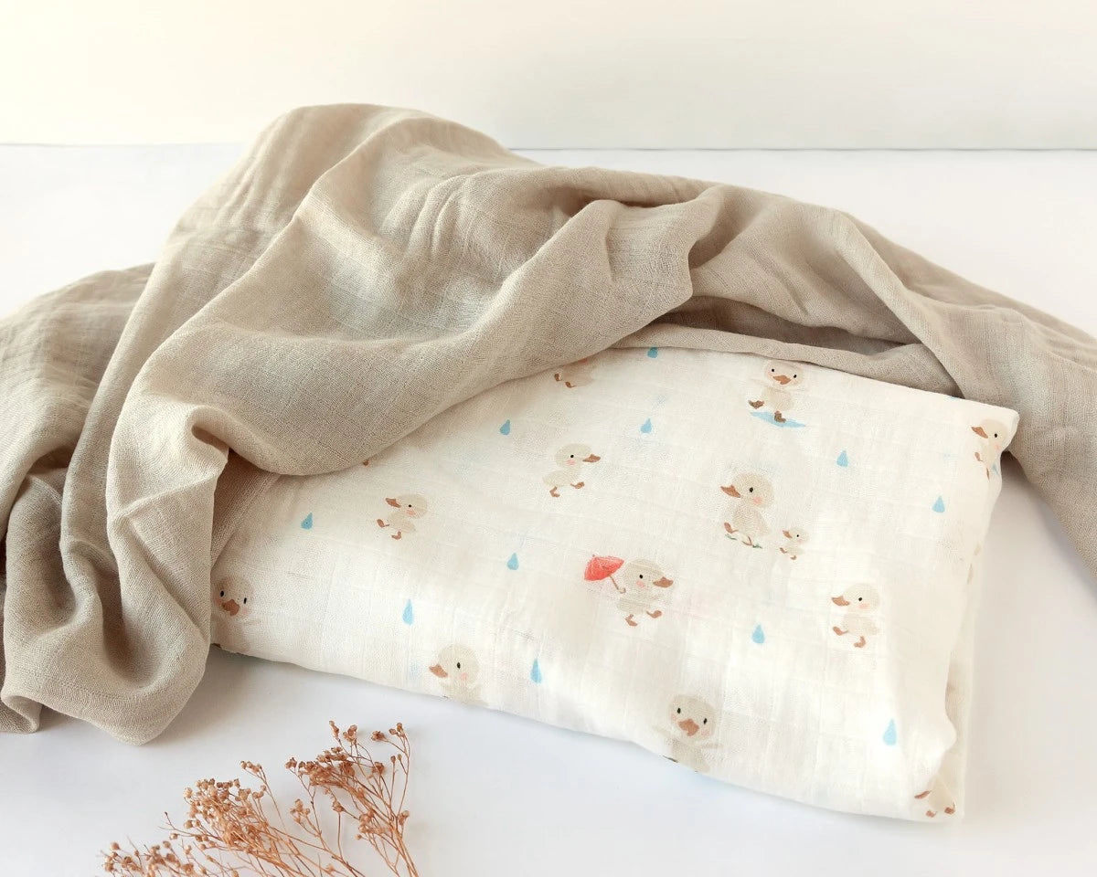 Муселинови Пелени 120х120 См Bamboo 2 Бр. Патета 03769 5 Kiokids