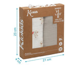 Муселинови Пелени 120х120 См Bamboo 2 Бр. Патета 03769 5 Kiokids