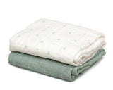 Муселинови Пелени 120х120 См Bamboo 2 Бр. Sage 05245 2 Kiokids