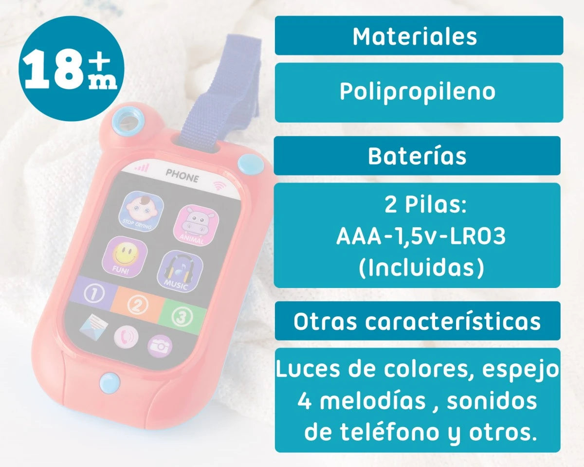 Музикален Мобилен Телефон 03239 3 Kiokids