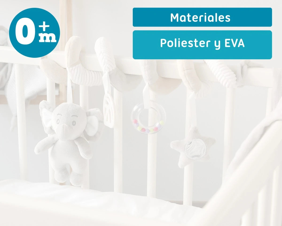 Plüss Spirál Elefánt Bézs Szürke 04051 0 Kiokids