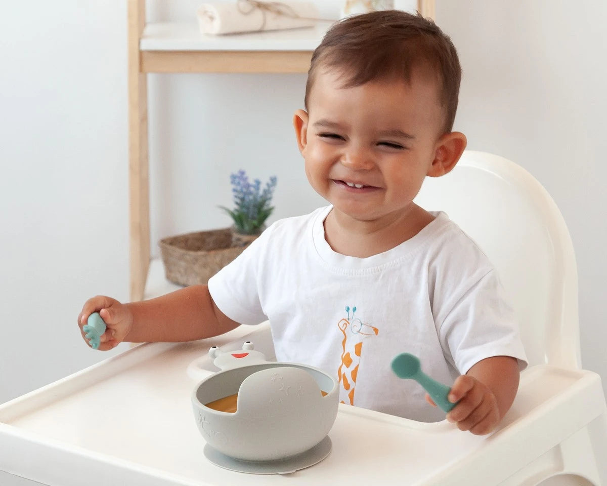 Силиконова Купа Охлювче Сива 04183 8 Kiokids