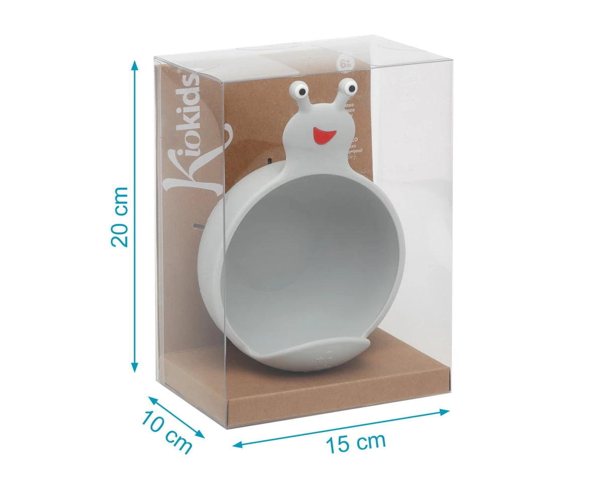 Силиконова Купа Охлювче Сива 04183 8 Kiokids