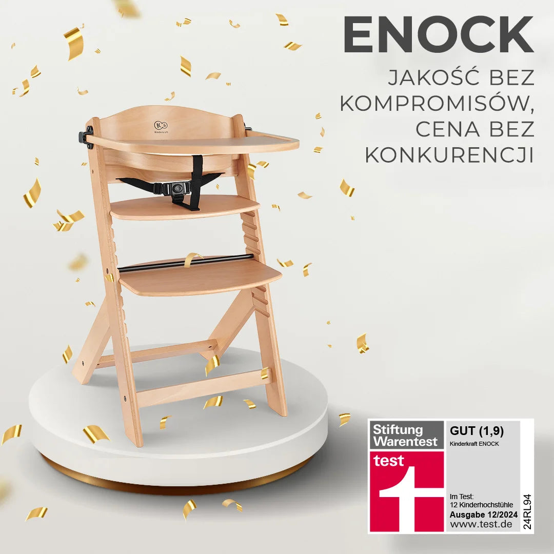 Столче За Хранене Enock Brown Kinderkraft