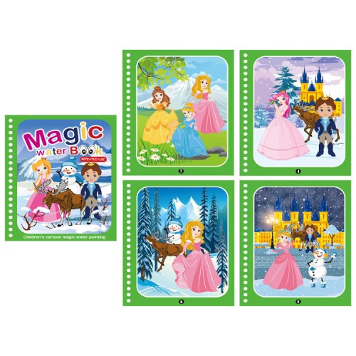 Книжка За Рисуване С Вода - Ледено Кралство bebemama