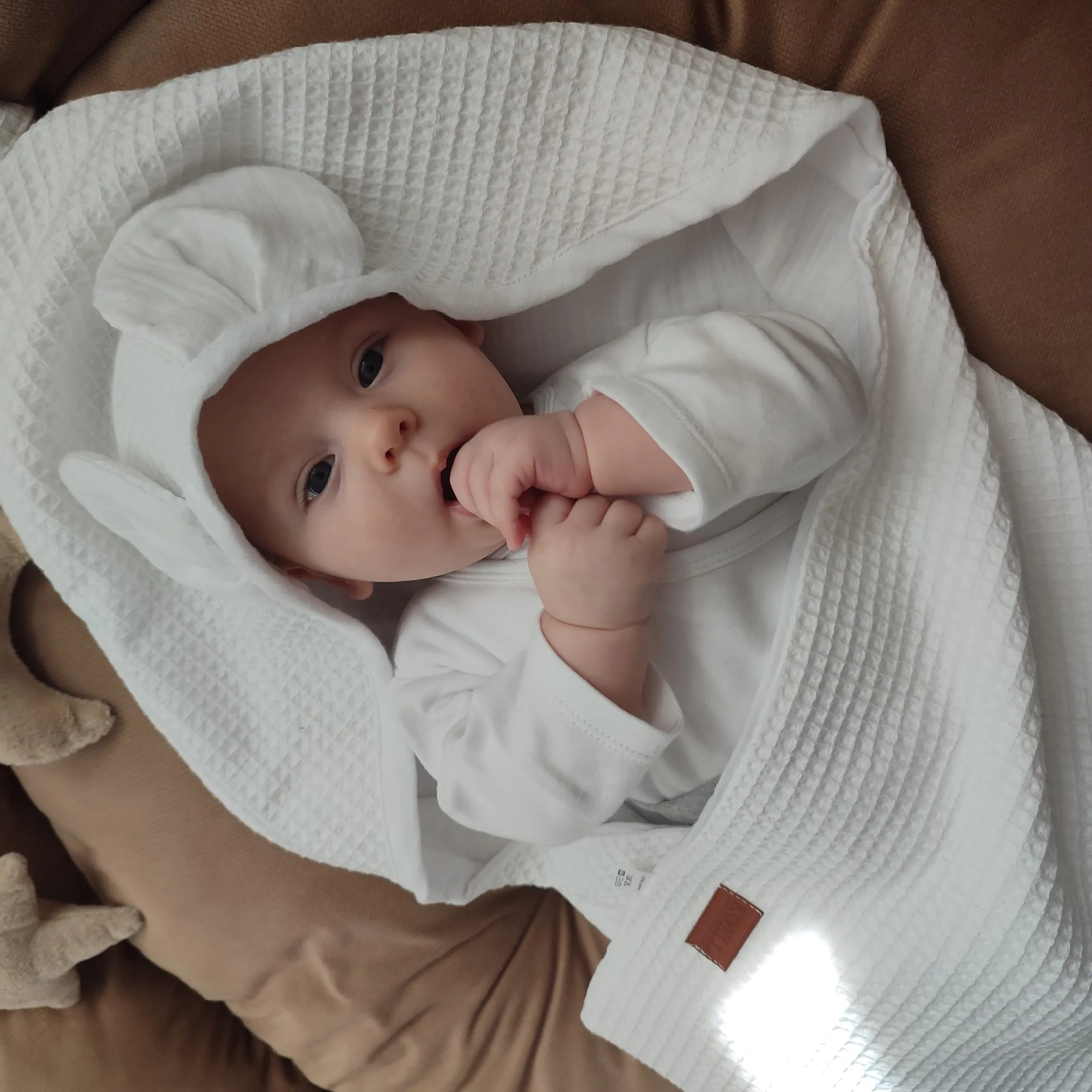 Бебешка Хавлия 85х85 См. White Koell