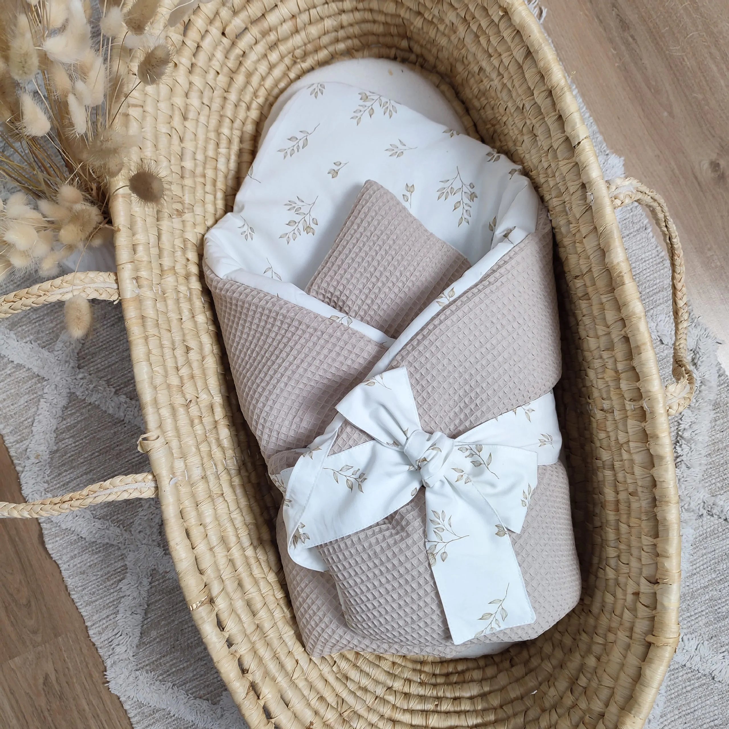 Бебешко Одеяло 2в1 Premium Boho Listki Koell