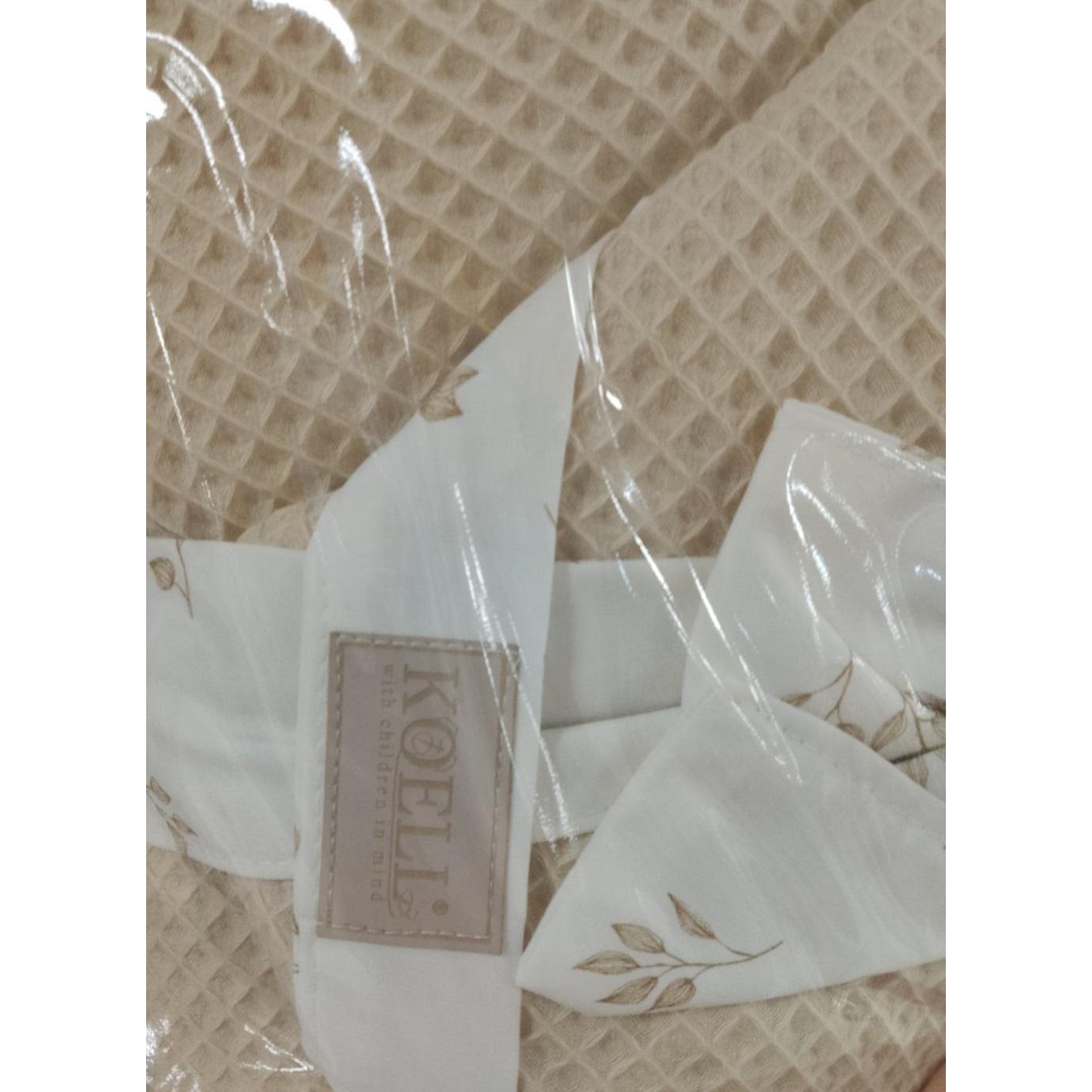 Бебешко Одеяло 2в1 Premium Boho Listki Koell