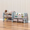 Комбиниран Пластмасов Скрин За Съхранение На Играчки И Книги Синьо Мече Feelkids