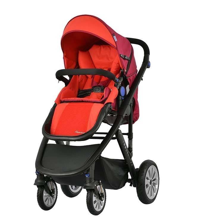 Комбинирана Количка 2 В 1 Zooper Flamenco Flaming Plaid Червена - Комбинирани Колички - Zooper - BebeMama