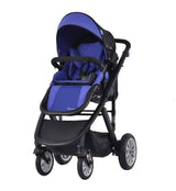 Комбинирана Количка 2 В 1 Zooper Flamenco Royal Син Plaid Кралско Синьо - Комбинирани Колички - Zooper - BebeMama