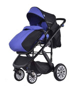 Комбинирана Количка 2 В 1 Zooper Flamenco Royal Син Plaid Кралско Синьо --- BebeMama