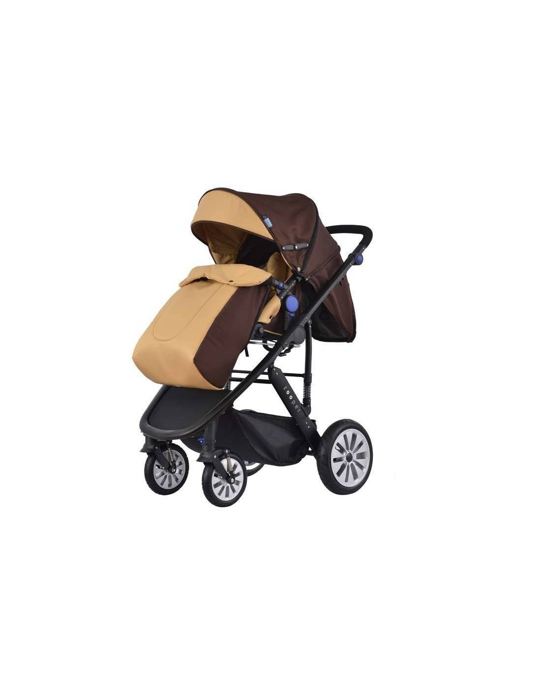 Комбиниранa Количкa 3 В 1 Zooper Flamenco Khaki Plaid - Комбинирани Колички - Zooper - BebeMama