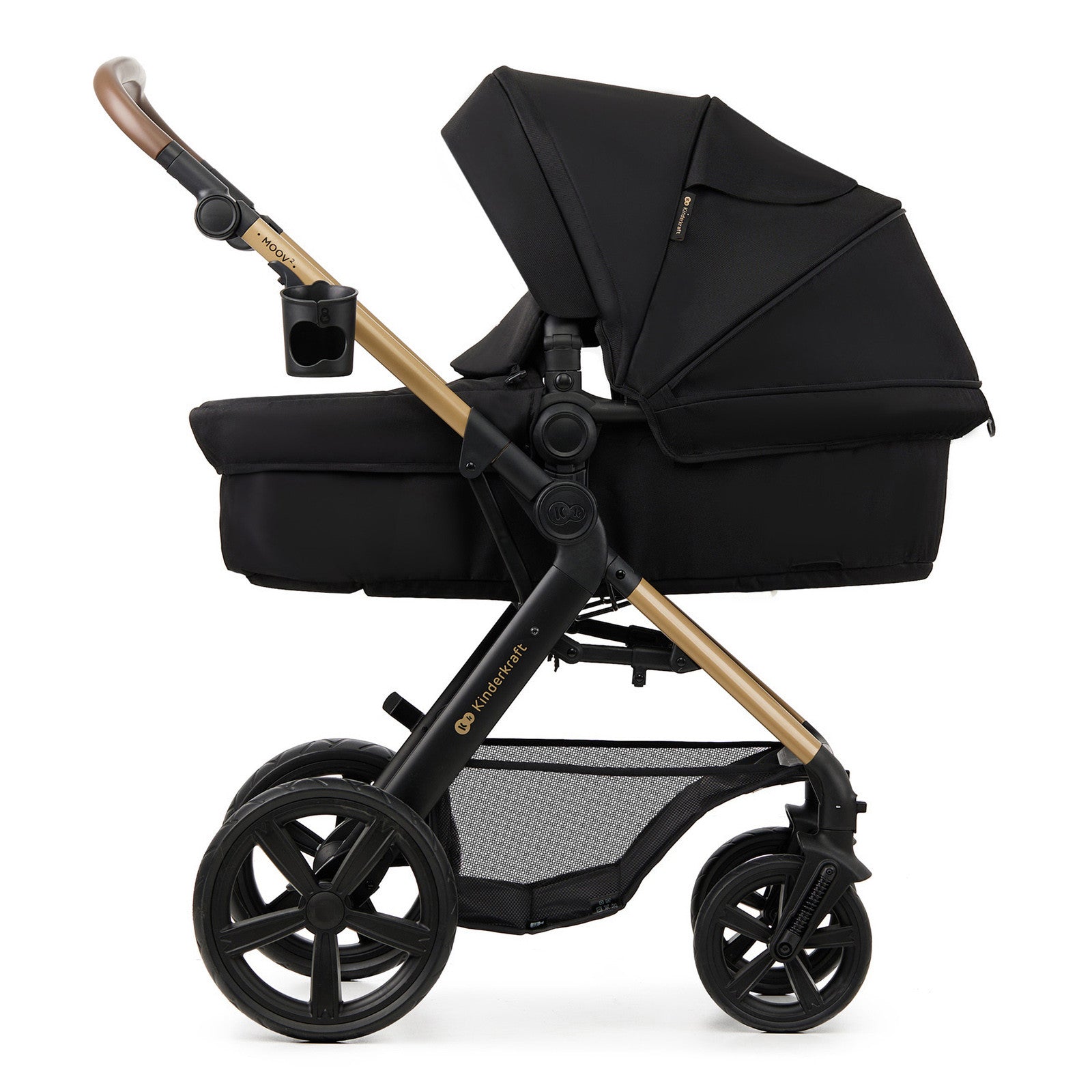 Комбинирана Количка Kinderkraft Moov 2 3В1, Pure Black