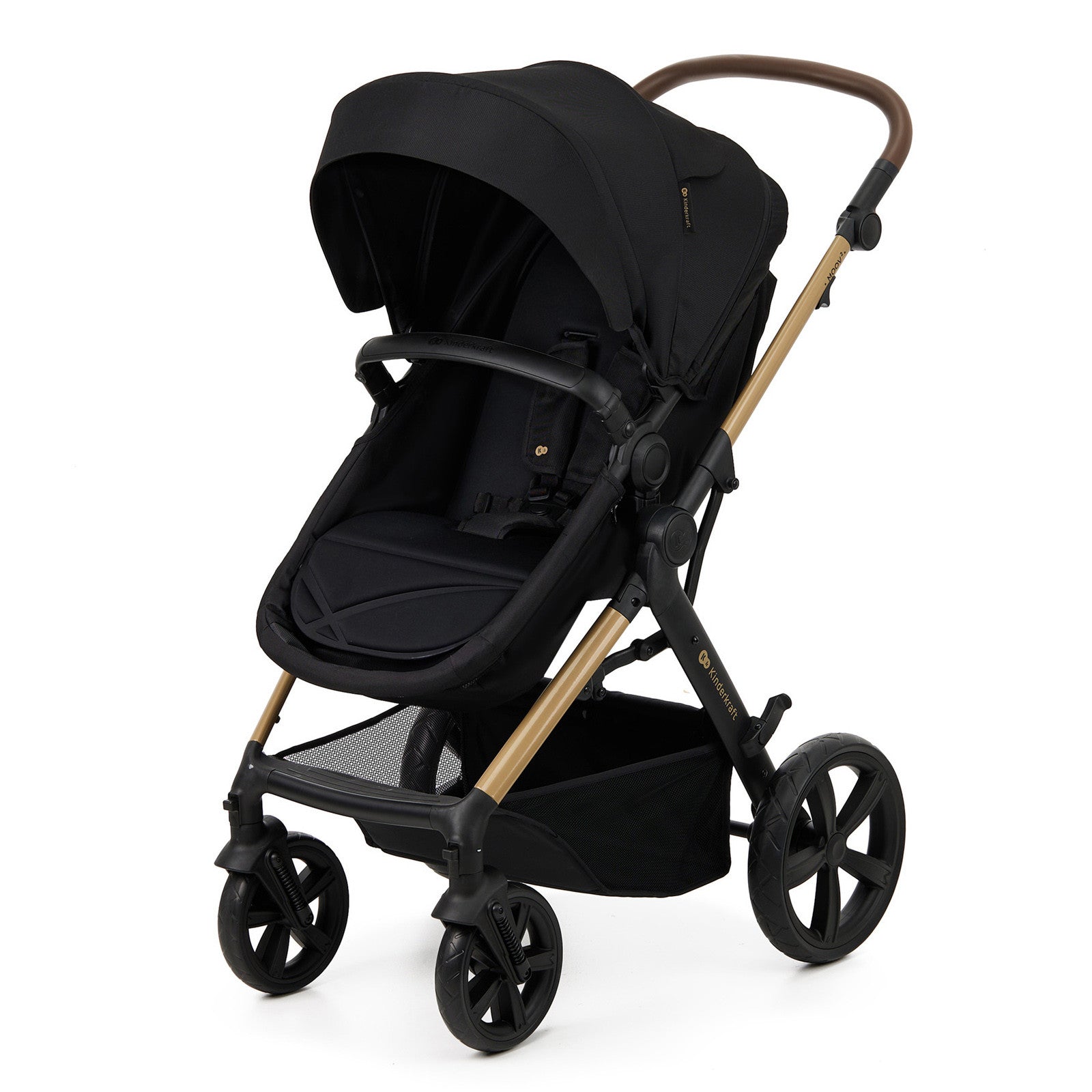 Комбинирана Количка Kinderkraft Moov 2 3В1, Pure Black