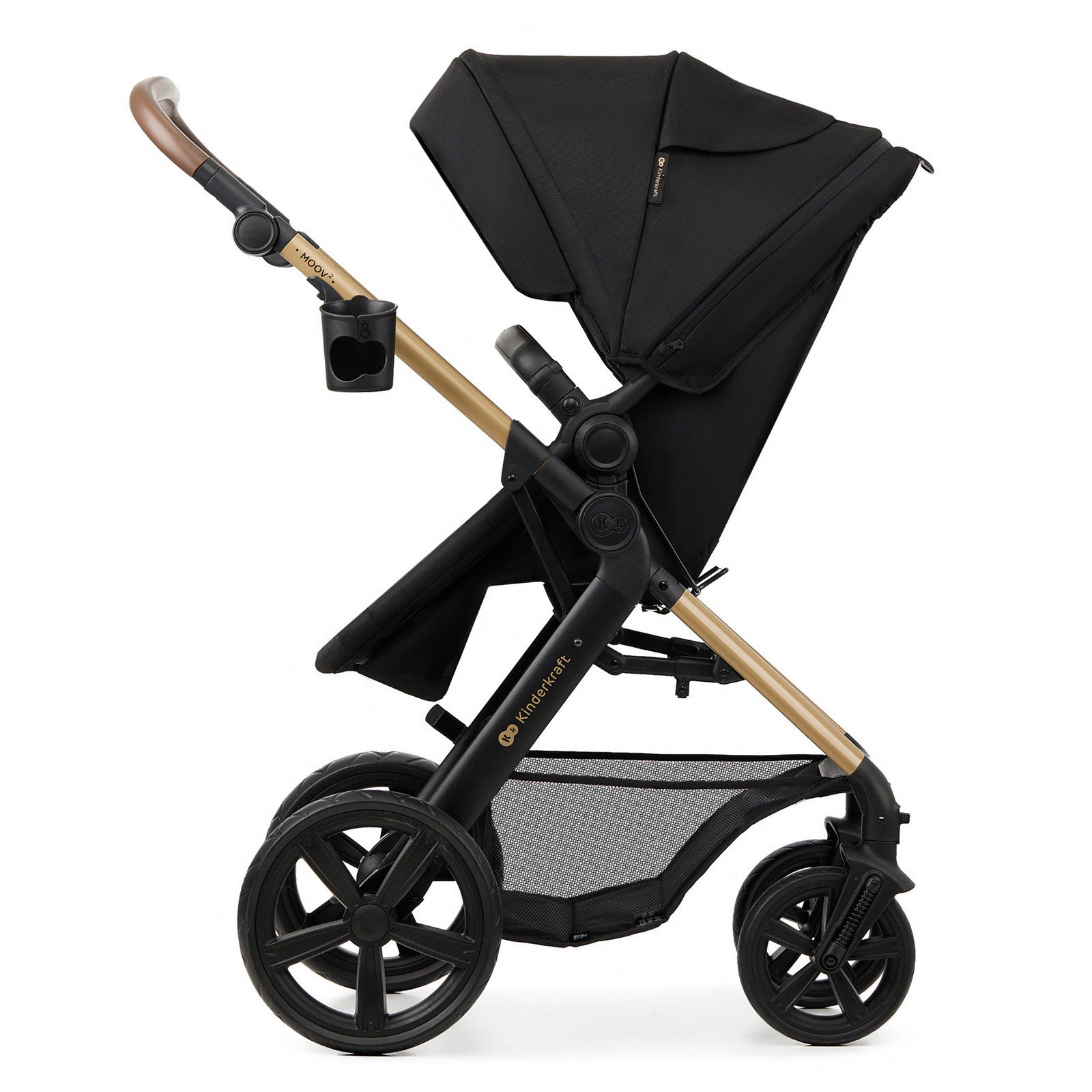 Комбинирана Количка Kinderkraft Moov 2 3В1, Pure Black