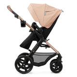 Carucior combinat Kinderkraft Moov 2 3B1, Bej nisip