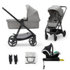 Комбинирана Количка Kinderkraft Newly 4В1, Мoonlight Grey - Комбинирани Колички - KinderKraft - BebeMama