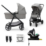 Комбинирана Количка Kinderkraft Newly 4В1, Мoonlight Grey - Комбинирани Колички - KinderKraft - BebeMama