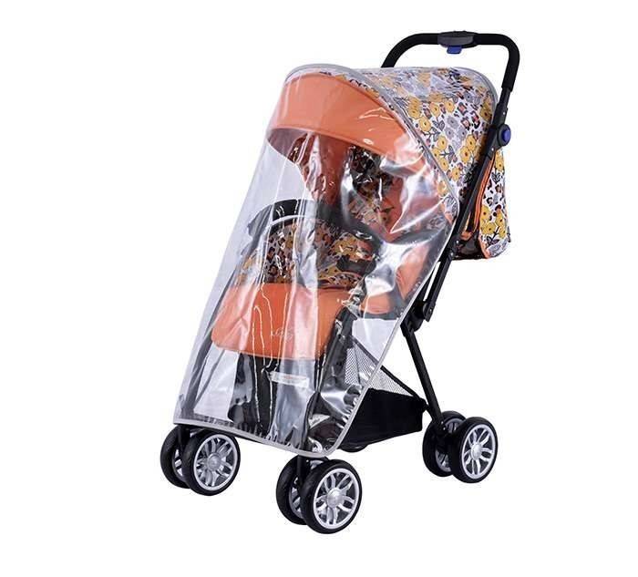 Комбинирана Количка Zooper Salsa Prairie Song Оранжева На Цветя --- BebeMama