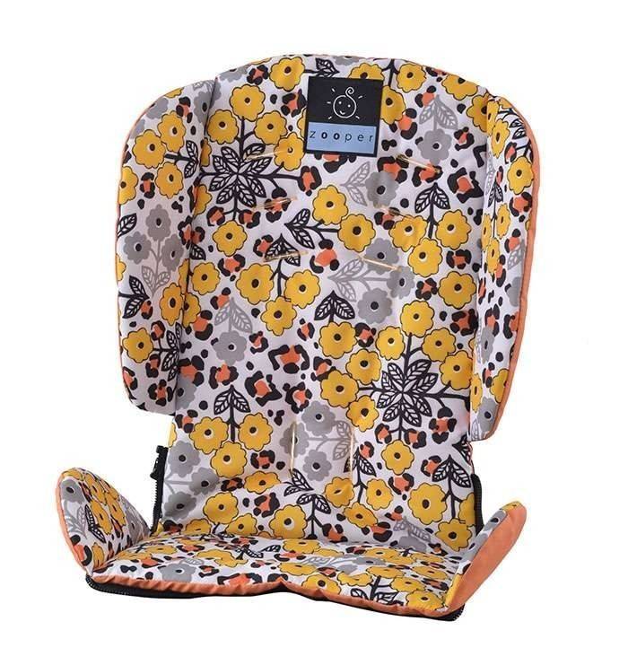 Комбинирана Количка Zooper Salsa Prairie Song Оранжева На Цветя --- BebeMama