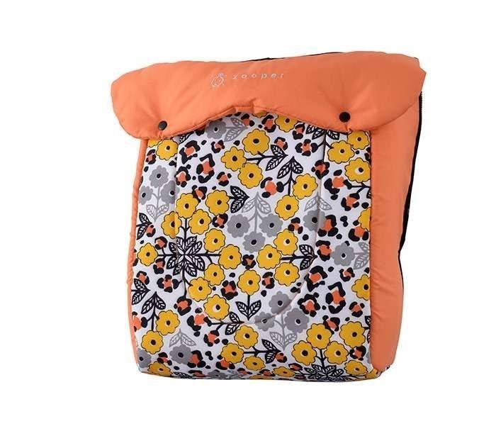 Комбинирана Количка Zooper Salsa Prairie Song Оранжева На Цветя --- BebeMama