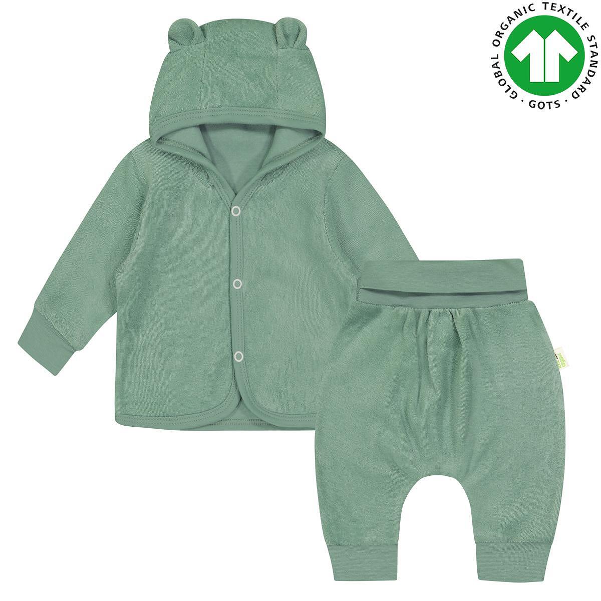 Комплект Суитшърт И Потури От Хавлиено Фроте, 80 См. 9 12 М. Bio Baby