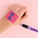 Комплект От Гел Химикалки И Шаблони За Блестящи Татуировки Robetoy