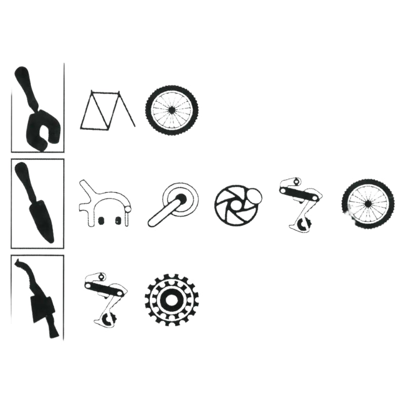 Комплект За Почистване На Велосипед Dunlop, 3 Бр --- BebeMama