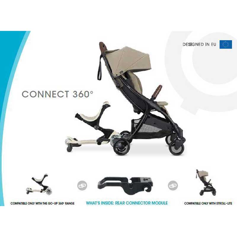 Конектор За Свързване На Тротинетка С Бебешка Количка Connect 360° Globber