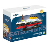 Конструктор Модел На Титаник 1510 Части Koco Bricks