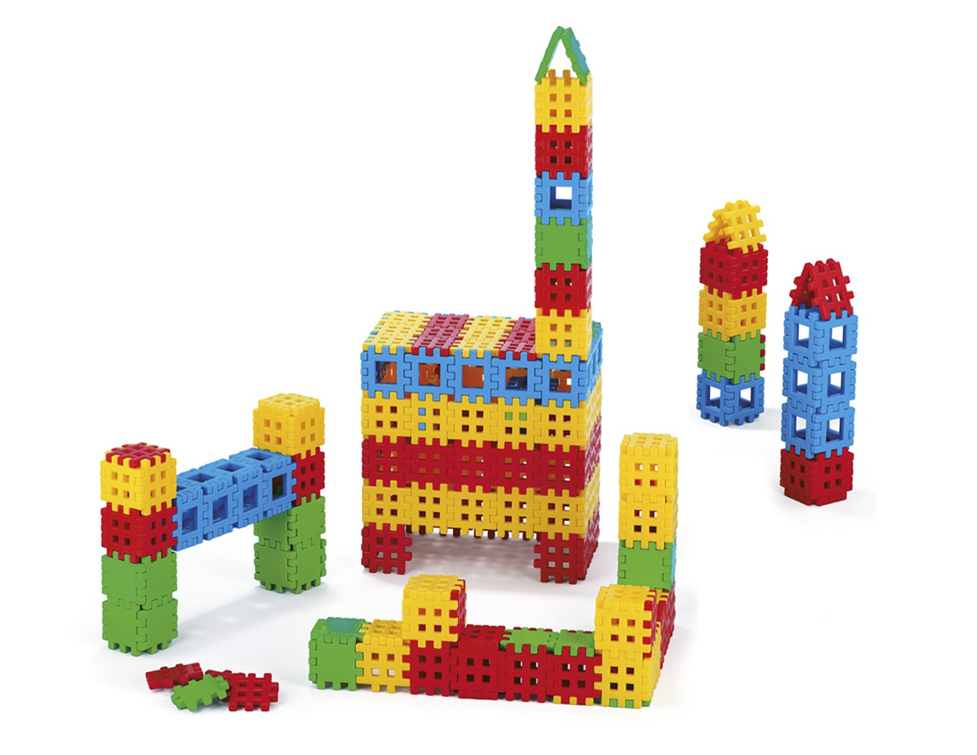 Конструктор Вафлени Блокчета - 170 Части - Строители, Мозайки И Конструктори - Marioinex - BebeMama