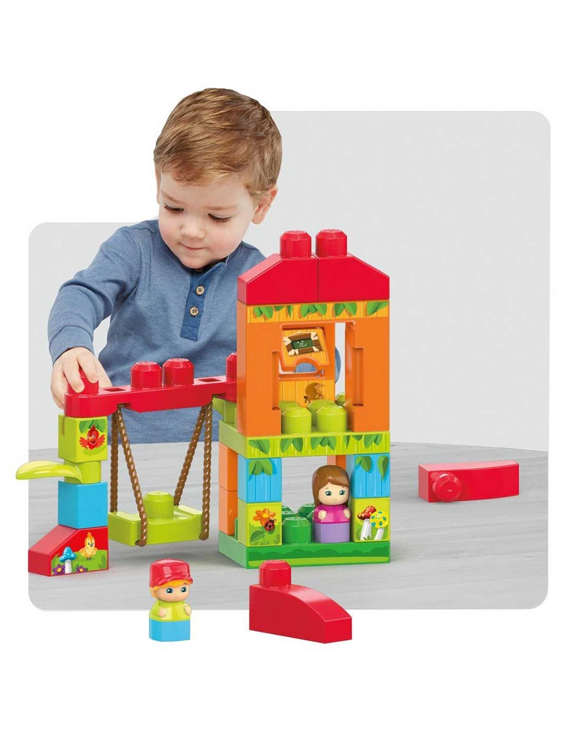 Конструктор За Деца Къщичка На Дървото С Люлка Fisher Price