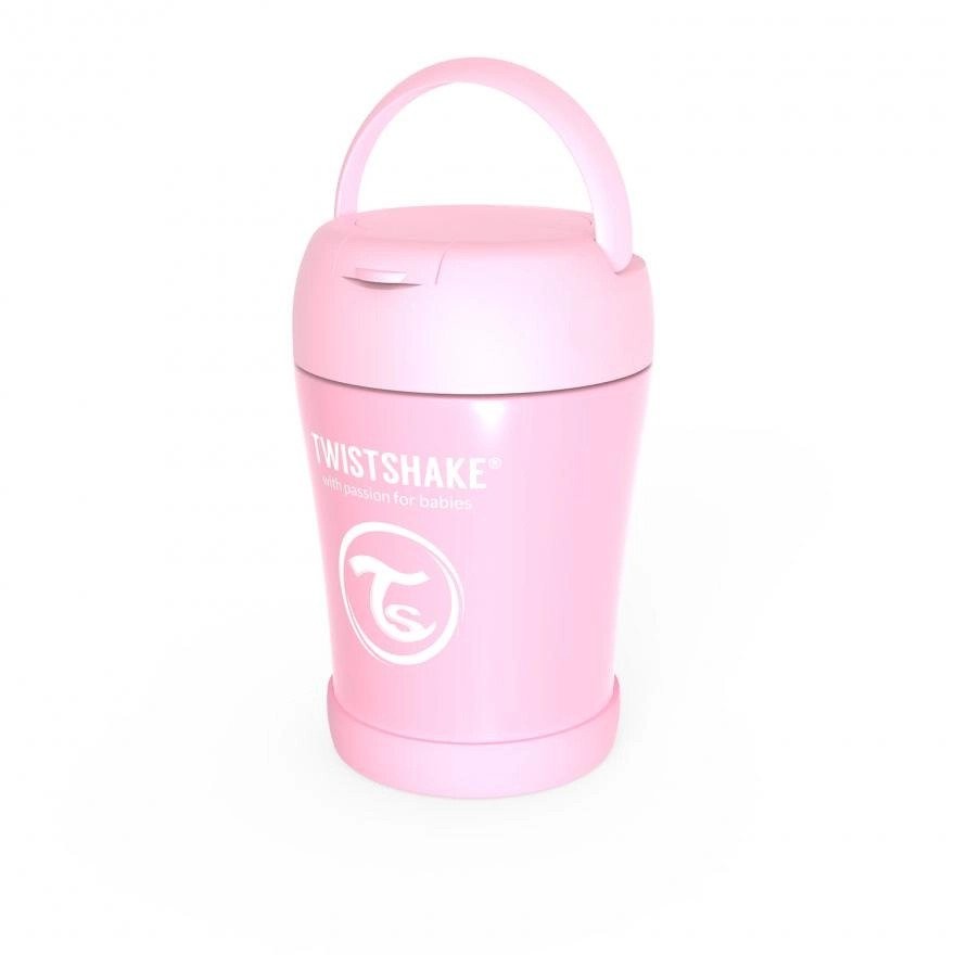 Insulated Food Container 350ml Pastel Pink Twistshake