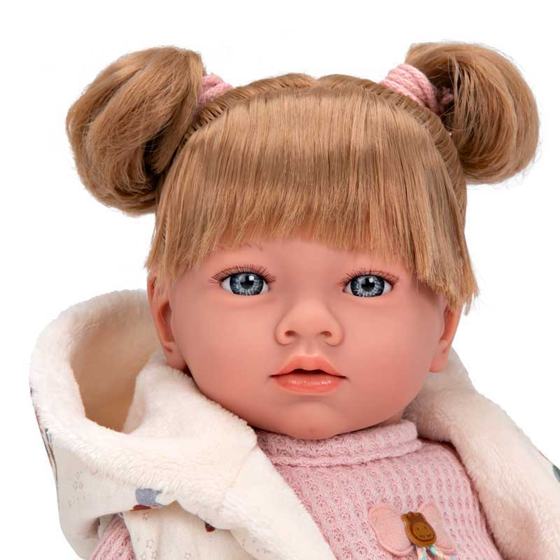 Кукла Ария В Розово, Която Се Смее - 40 См --- BebeMama
