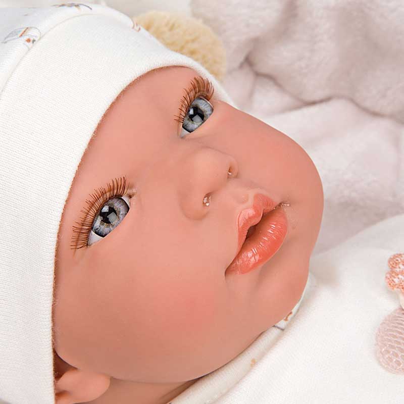 Кукла-Бебе Адай С Кош За Носене В Бежово - 40 См --- BebeMama