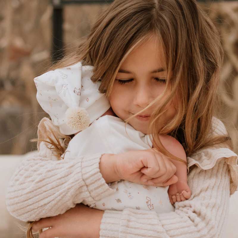 Кукла-Бебе Адай С Кош За Носене В Бежово - 40 См --- BebeMama